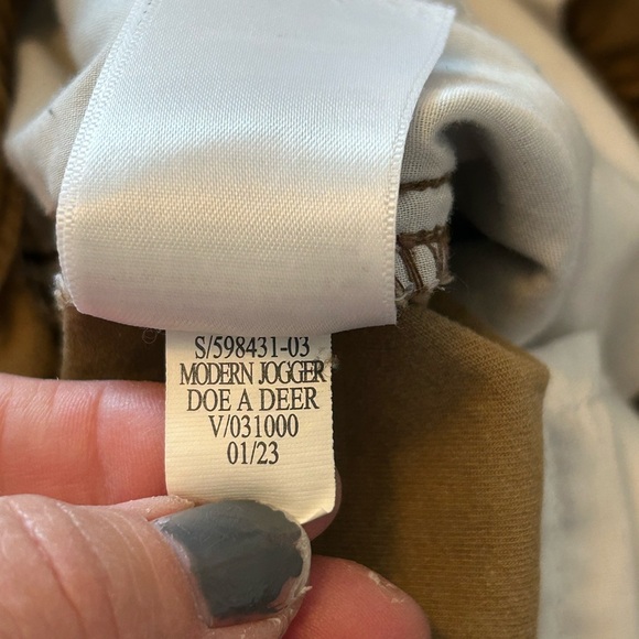 Old Navy Modern Jogger Mens size XXL Tall Built in Flex Stretch Tan Khaki - Picture 6 of 13